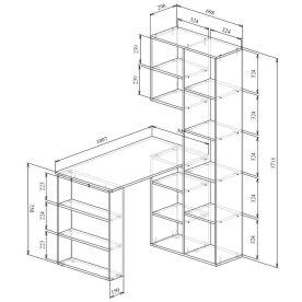 Письменный стол Рикс-25