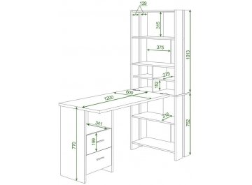 Письменный стол Лоревро-ОВХ