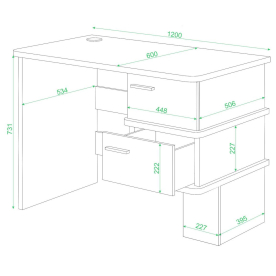 Письменный стол СД-15 C