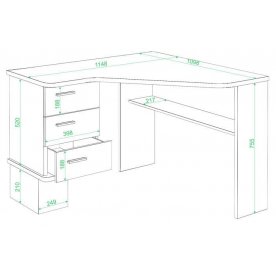 Письменный стол СД-45С