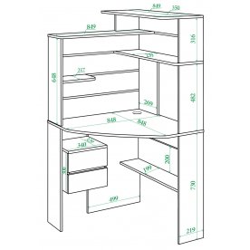 Письменный стол СК-4 БЕ