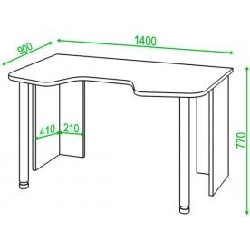 Письменный стол СКЛ-Игр140 К