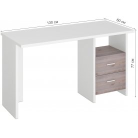 Письменный стол СКЛ-Прям130 БЕН