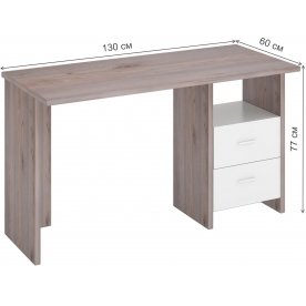 Письменный стол СКЛ-Прям130 НБЕ