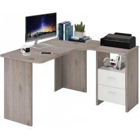 Письменный стол СКЛ-Угл 130 НБЕ ПРАВ