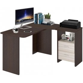 Письменный стол Беланта-Угл 130 ВК ПРАВ