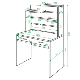 Письменный стол СП-22 ШБЕ