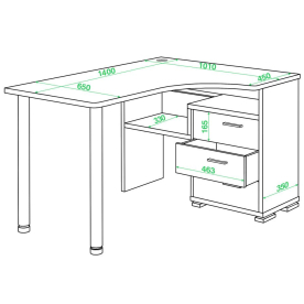 Письменный стол СР-132С-140