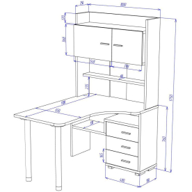 Письменный стол СР-133-130