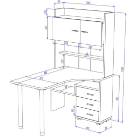 Письменный стол СР-133-130