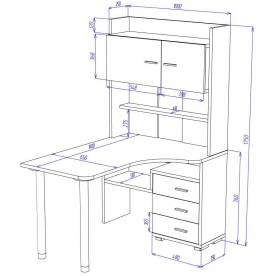 Письменный стол СР-133-140