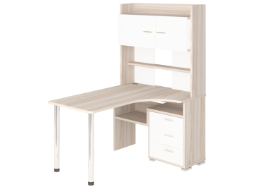 Письменный стол СР-133-130 карамель / белый
