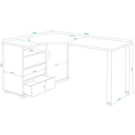 Письменный стол СР-145С