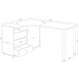 Письменный стол СР-145С