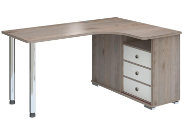 Письменный стол Жаспера-145СМ НБЕН правый