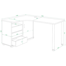 Письменный стол СР-145С