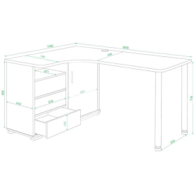 Письменный стол СР-145С