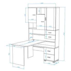 Письменный стол СР-620/140