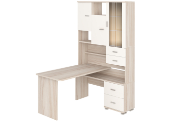 Письменный стол СР-620/140 карамель / белый жемчуг / карамель