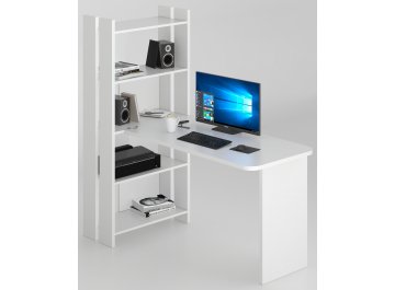 Письменный стол Лоревро-ОВ+С120РПрям без тумбы БЕ