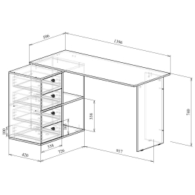 Письменный стол Прайм-67