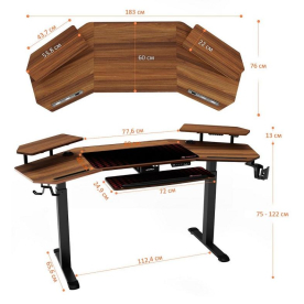 Компьютерный стол ERK-ED71-WN