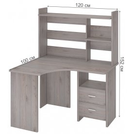 Компьютерный стол с надстройкой 120х100