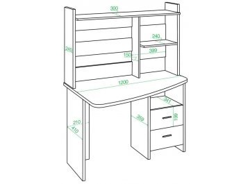 Компьютерный стол Парина