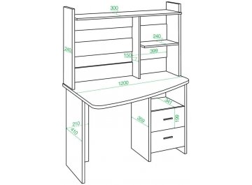 Компьютерный стол Парина