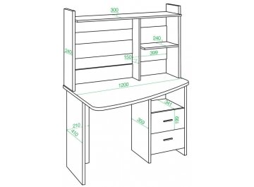 Компьютерный стол Парина