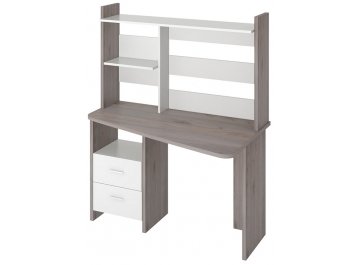 Компьютерный стол с надстройкой 120х60 круглый