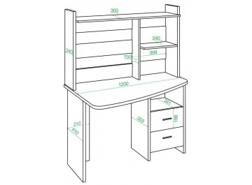 Компьютерный стол Парина