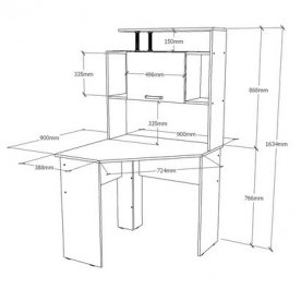Компьютерный стол Джаз-18