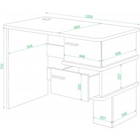 Компьютерный стол СД-15-С
