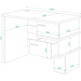 Компьютерный стол СД-15-С