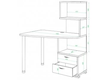 Компьютерный стол СКМ-60