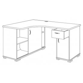 Стол компьютерный Жаспера-140М