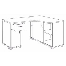 Стол компьютерный Жаспера-140М
