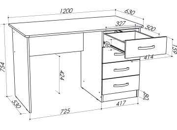 Письменный стол СП4