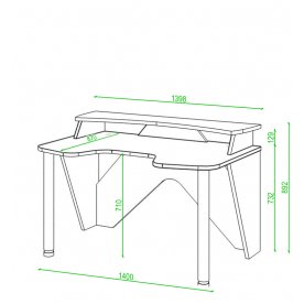 Компьютерный стол СК-140 ПИЛОТ