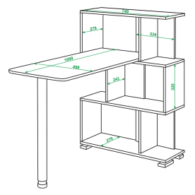 Письменный стол СЛ-5-3СТ