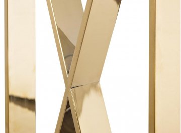 Консольный столик 47ED-CST008/80GOLD прозрачный / золото