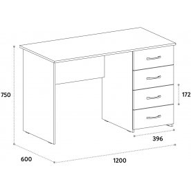 Письменный стол С-111К