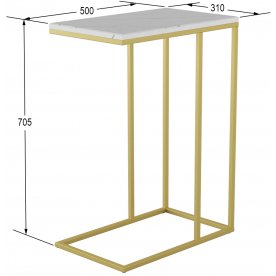 Приставной столик Агами Голд