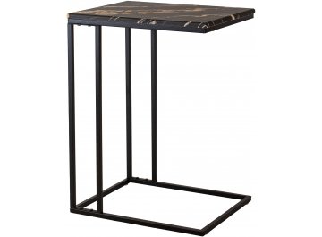 Приставной столик BeautyStyle 30 дуб шоле графит / черный