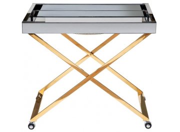 Сервировочный столик KFG134 матовый / золото