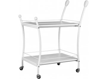 Сервировочный столик Марко дуб сонома / эбеновое дерево / черный