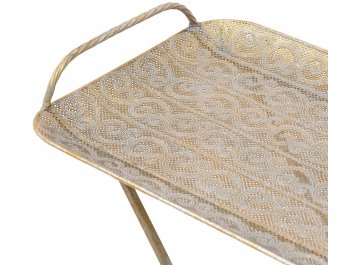 Сервировочный столик Sabrina золотой