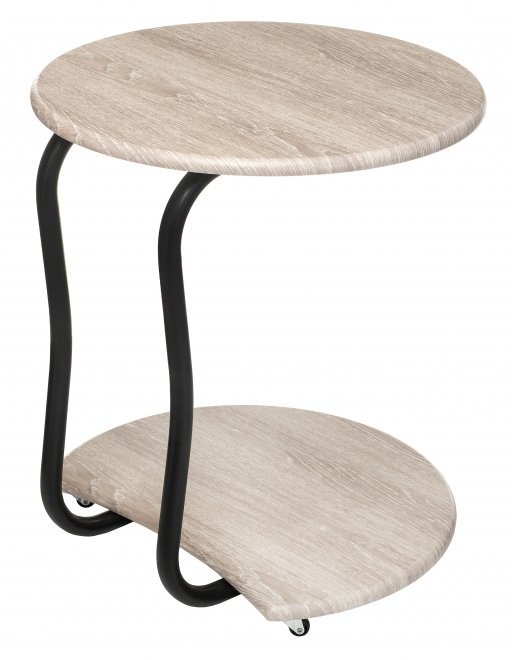 Журнальный столик Андромеда черный матовый / филадельфия грей