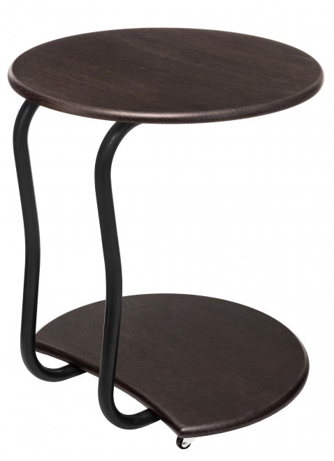 Журнальный столик Андромеда черный матовый / орех